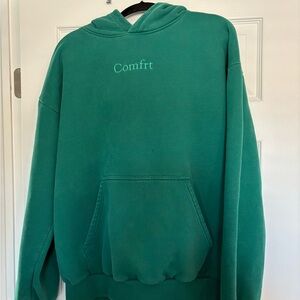 Comfrt Green Hoodie Sweatshirt